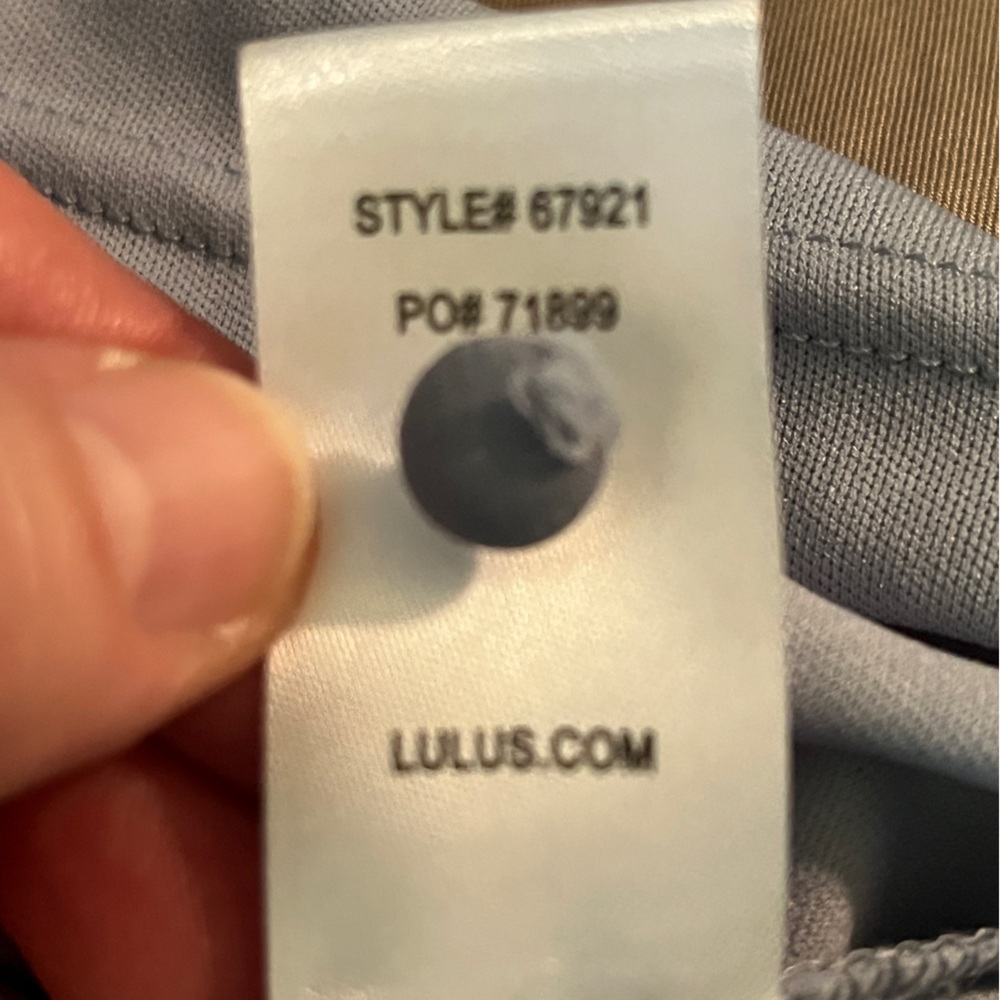 Lulu's Blue Polka Dot Mini Dress - Picture 16 of 16